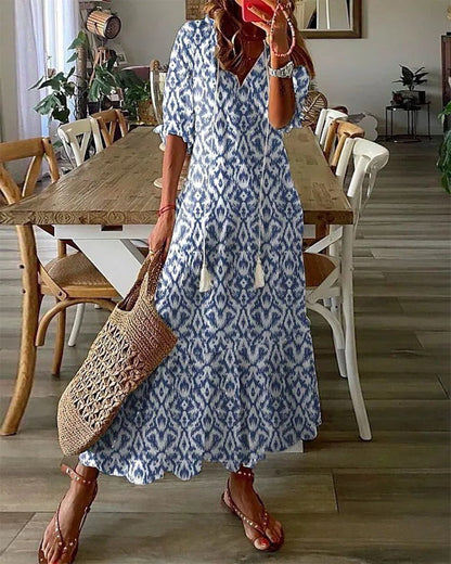 ELIZABETH | BOHO TUMMY COVERAGE DRESS