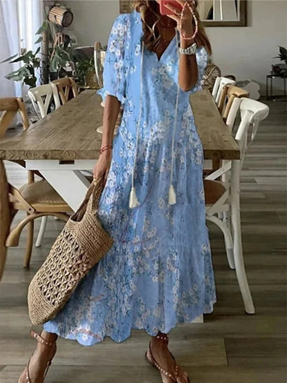 ELIZABETH | BOHO TUMMY COVERAGE DRESS