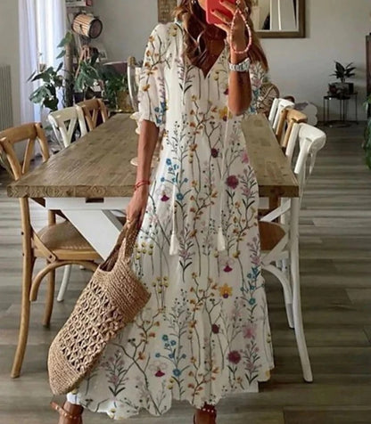 ELIZABETH | BOHO TUMMY COVERAGE DRESS