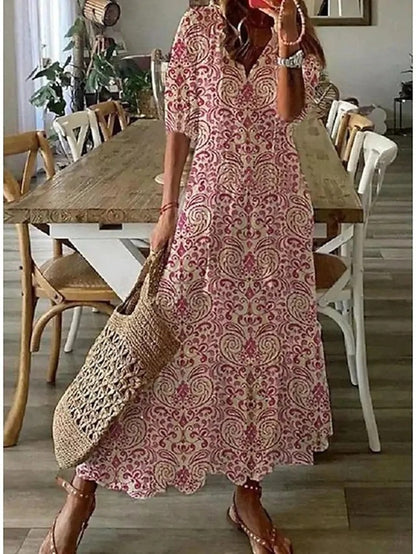 ELIZABETH | BOHO TUMMY COVERAGE DRESS